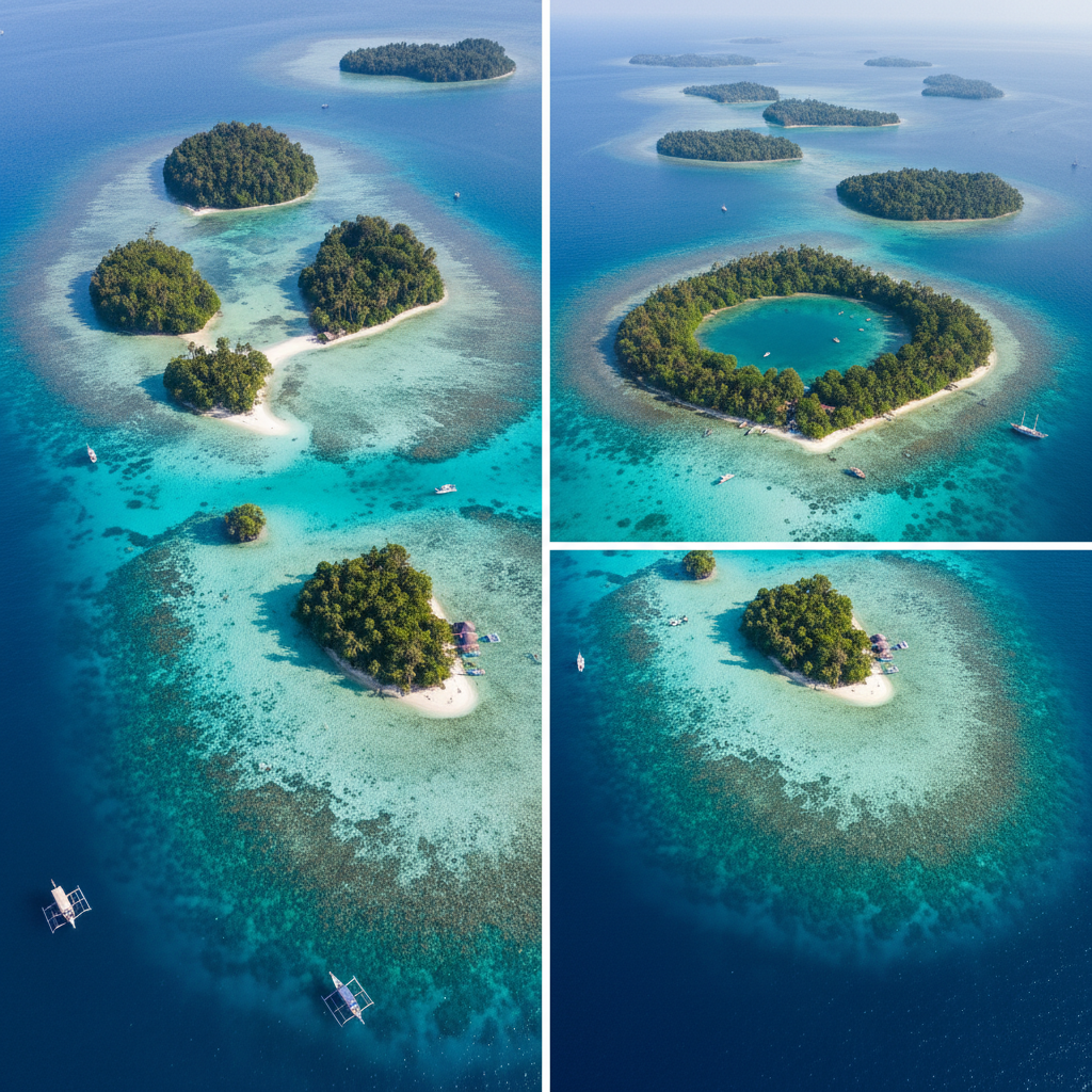 Split frame Banggai vs Togean comparison